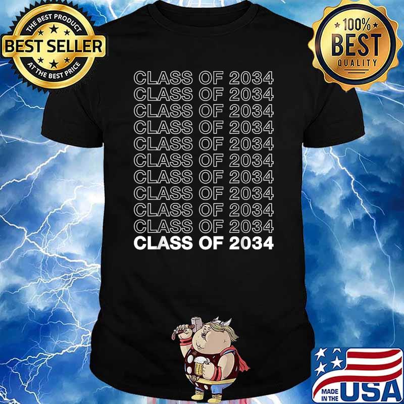 Class of 2034 Teacher Student T-Shirt