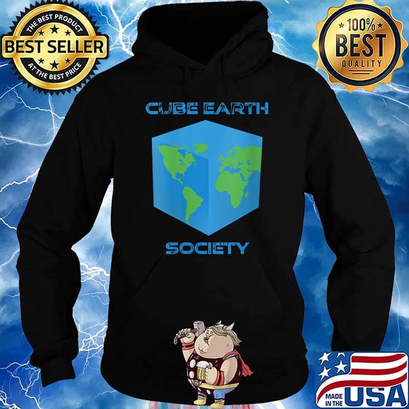 Cube Earth Society T-Shirt Hoodie