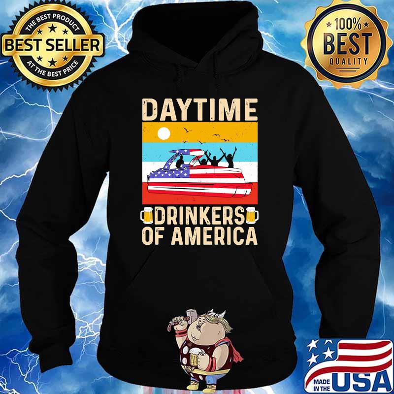 Daytime drinkers of america boating flag vintage s Hoodie
