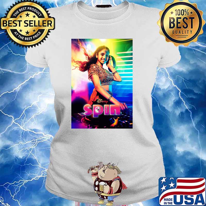 Disney Channel Spin Rhea Movie Poster T-Shirt Ladies tee