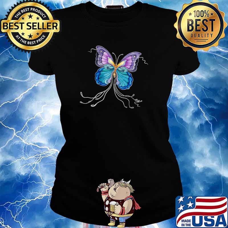 Fanciful Butterfly T-Shirt Ladies tee