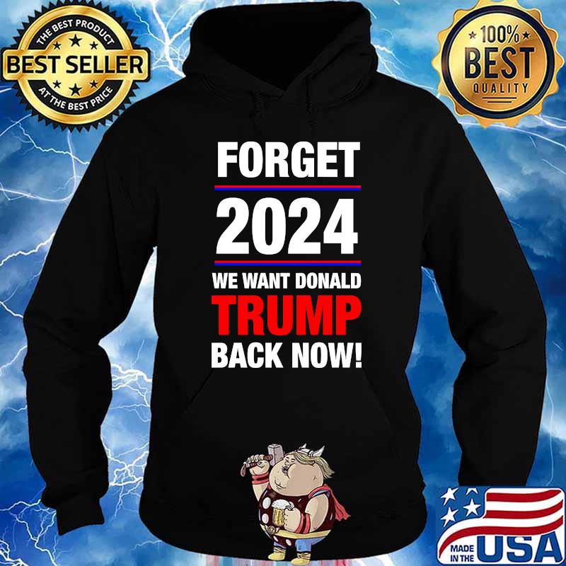 Forget 2024 we want donald trump back now Hoodie