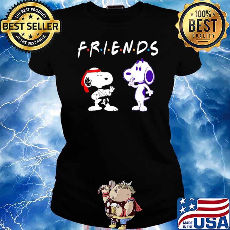 Friends Snoopy Karate Shirt Ladies tee