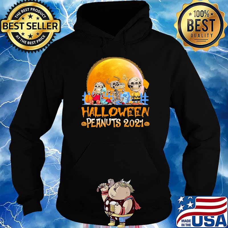 Halloween Peanuts 2021 Snoopy Skull Blood Moon Shirt Hoodie