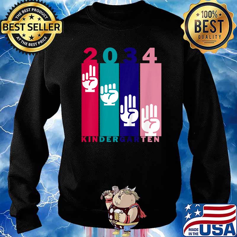 Hello Kindergarten Class Of 2034 Back To School T-Shirt Sweater