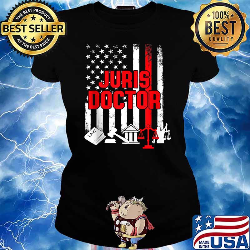 Juris Doctor of Jurisprudence Law School Graduation T-Shirt Ladies tee