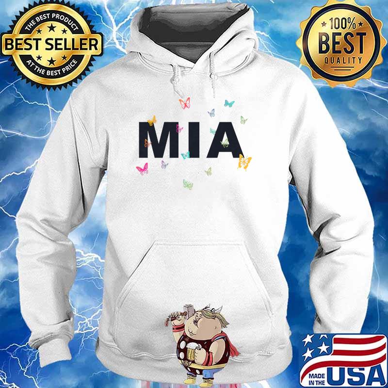Mia Beautiful Name with Butterlfies T-Shirt Hoodie