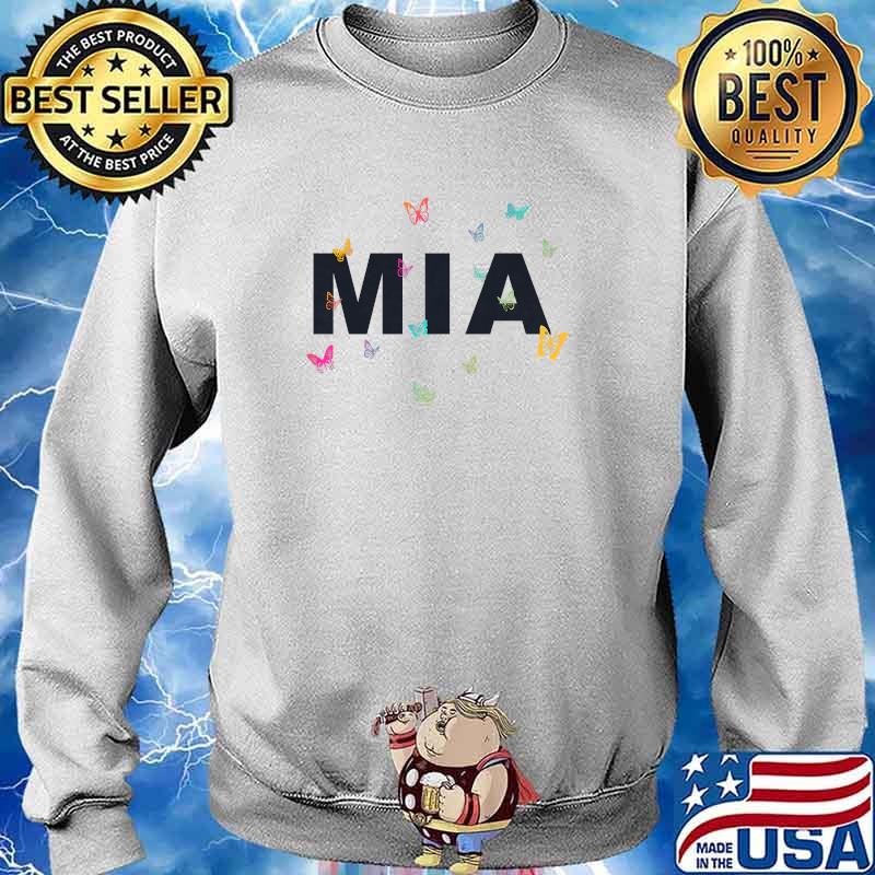 Mia Beautiful Name with Butterlfies T-Shirt Sweater