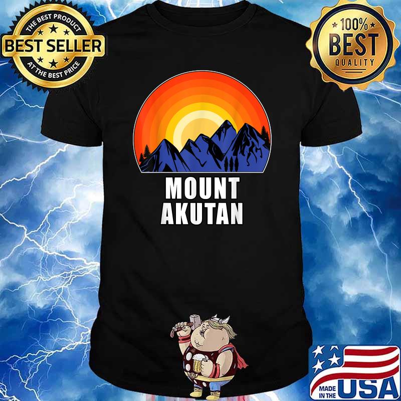 Mount Akutan - Summit Peak Rock Mountain Climbing T-Shirt