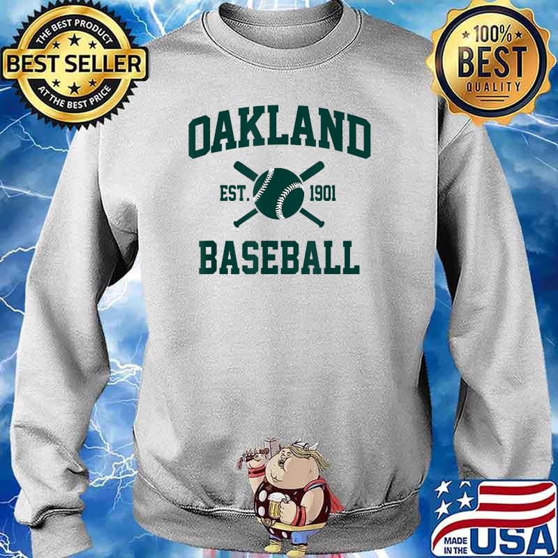 Vintage Oakland Athletics Sweatshirt Baseball Shirt Est 1901 T