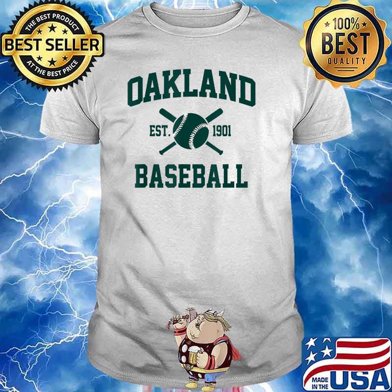 Vintage Oakland Athletics Est 1901 T-shirts, hoodie, sweater, long