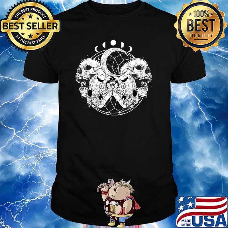 Occult Goth Skulls Grunge Aesthetic Occultist T-Shirt