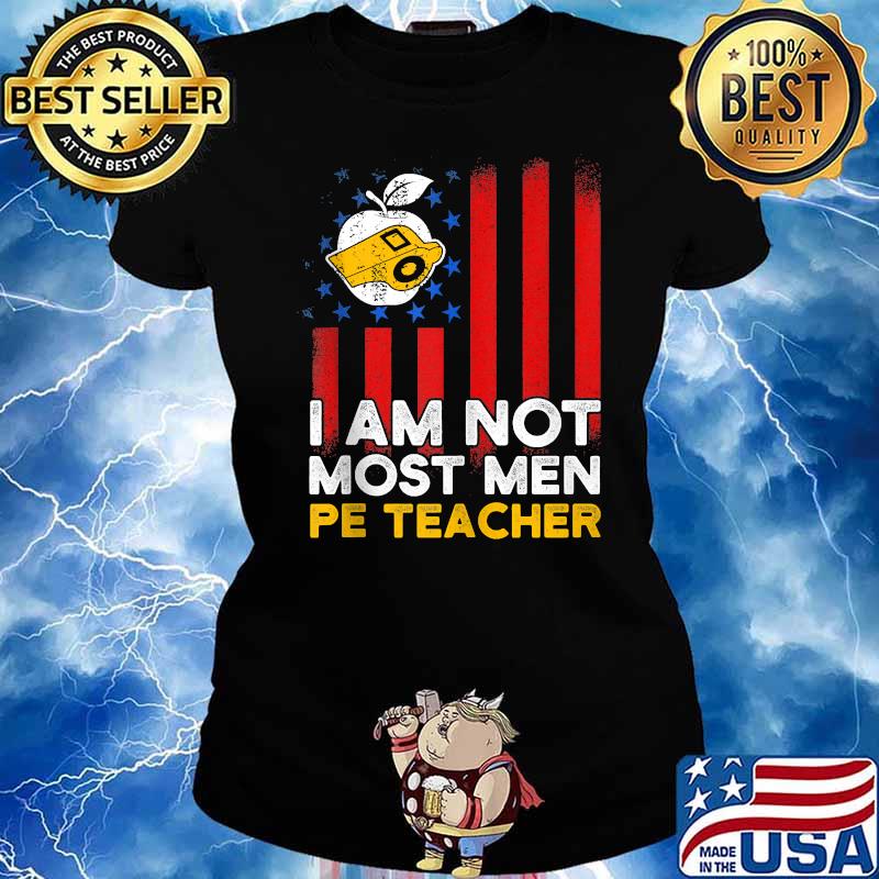 PE Physical Education Flag Teacher T_Shirt Ladies tee