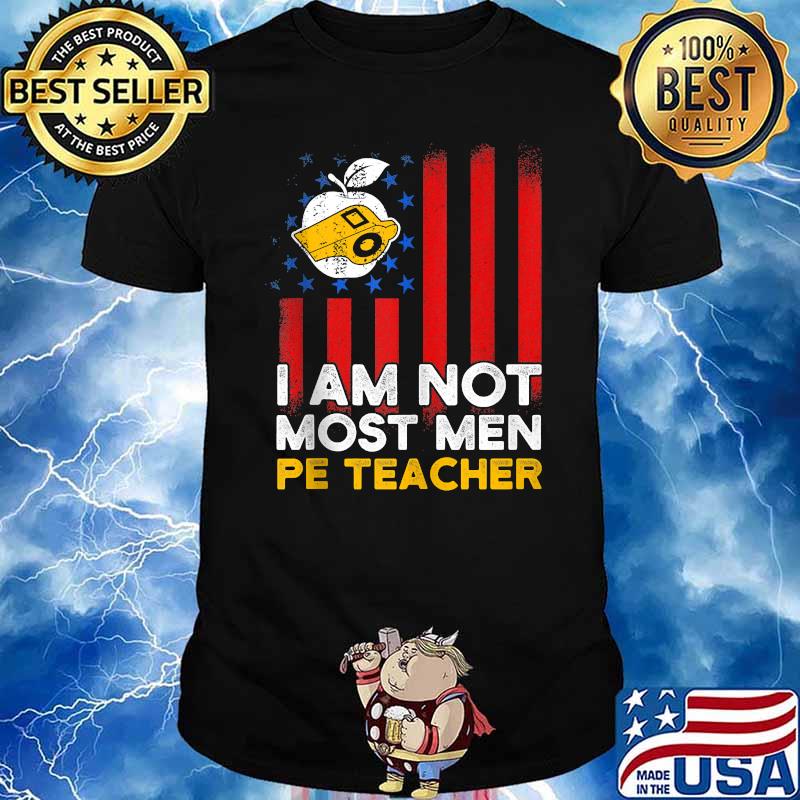 PE Physical Education Flag Teacher T_Shirt