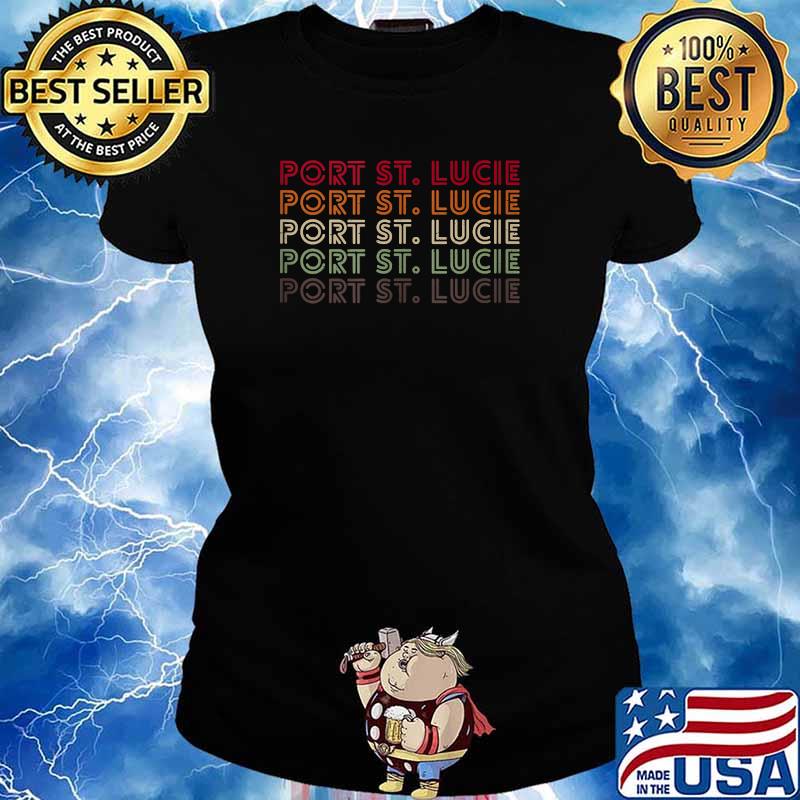 Port St. Lucie Holiday Festival Feast Break Tourist Keepsake T-Shirt Ladies tee