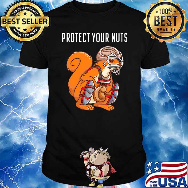 Protect Your Nuts Squirrel baseball shirt