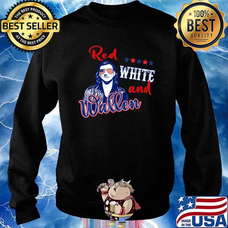 Red And White Mullet Classic Morgan Art Wallen Country Music T-Shirt Sweater