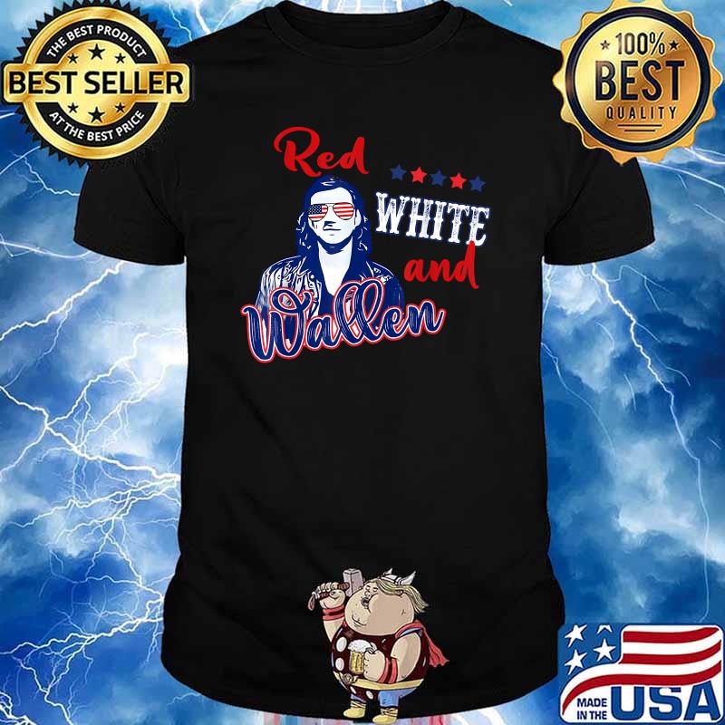 Red And White Mullet Classic Morgan Art Wallen Country Music T-Shirt