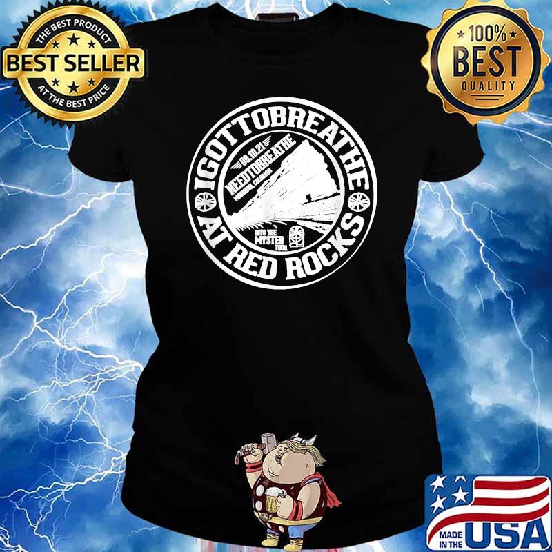 Red Rocks Needtobreathe Into the Myster Tour T-Shirt Ladies tee