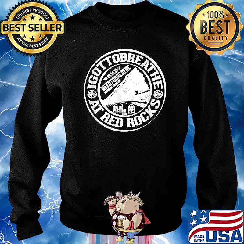 Red Rocks Needtobreathe Into the Myster Tour T-Shirt Sweater