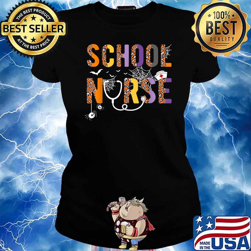 School Nurse Nurselife Halloween Costumes Registered Nurse T-Shirt Ladies tee