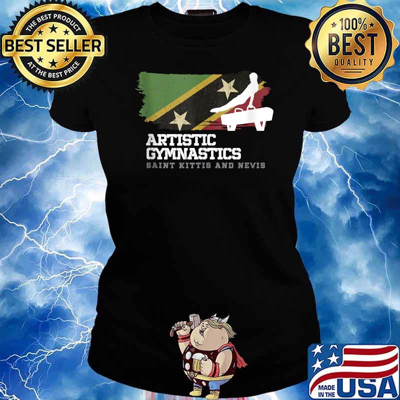 St. Kittis & Nevis Gymnastics Gymnast Sports Artistic Gymnas Saint Kittis And Nevis T-s Ladies tee