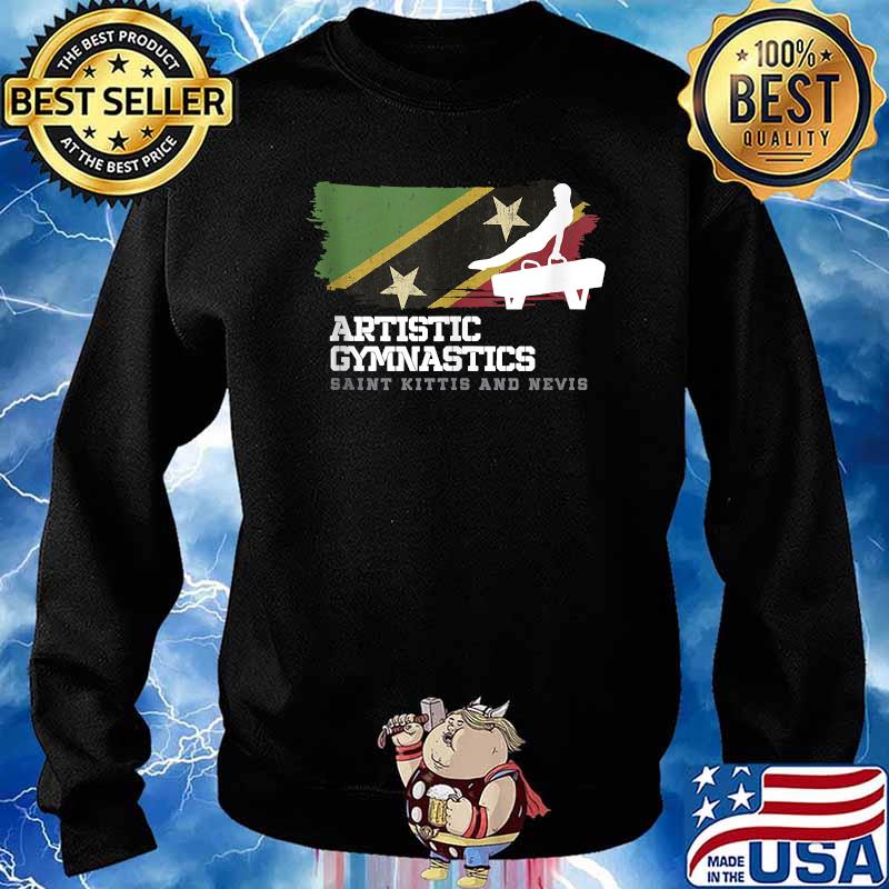 St. Kittis & Nevis Gymnastics Gymnast Sports Artistic Gymnas Saint Kittis And Nevis T-s Sweater