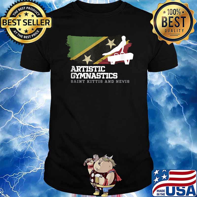 St. Kittis & Nevis Gymnastics Gymnast Sports Artistic Gymnas Saint Kittis And Nevis T-shirt