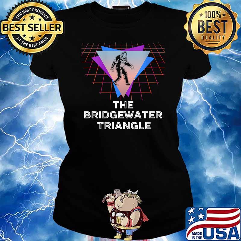 The Bridgewater Triangle Sasquatch Sci Fi Massachusetts T-Shirt Ladies tee
