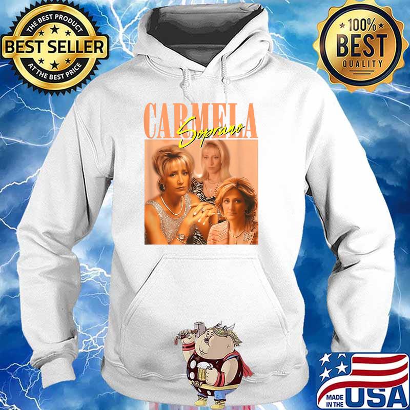 The Girl Carmela Sopranos Vintage 80 90s T-Shirt Hoodie