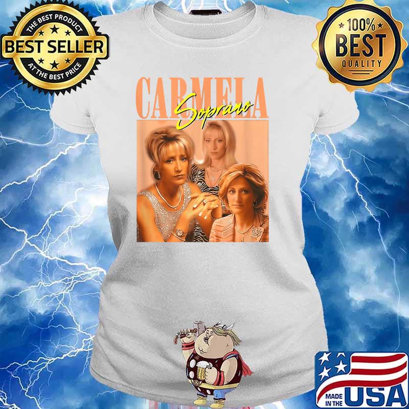 The Girl Carmela Sopranos Vintage 80 90s T-Shirt Ladies tee