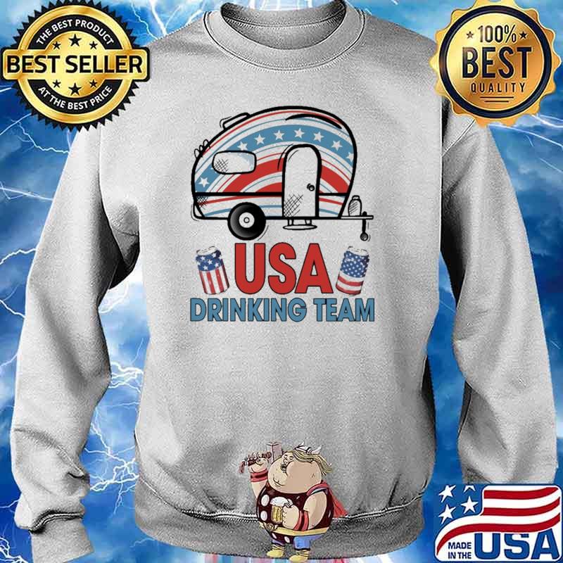 USA Drinking Team Camping Shirt Sweater