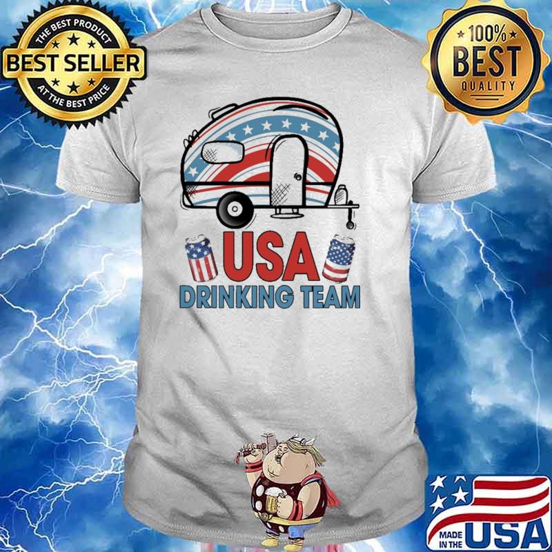 USA Drinking Team Camping Shirt
