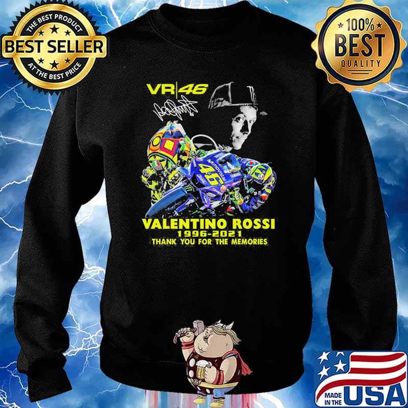 Vr 46 valentino rossi 2021 thank you for the memories signature Sweater