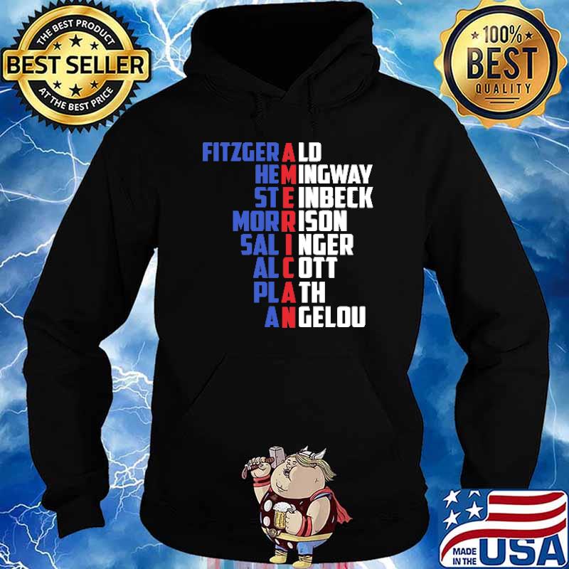 American Fitzgerald Hemingway Steinbeck MShirt Hoodie