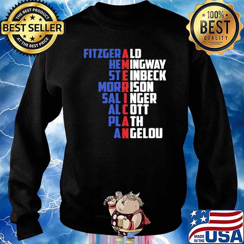 American Fitzgerald Hemingway Steinbeck MShirt Sweater