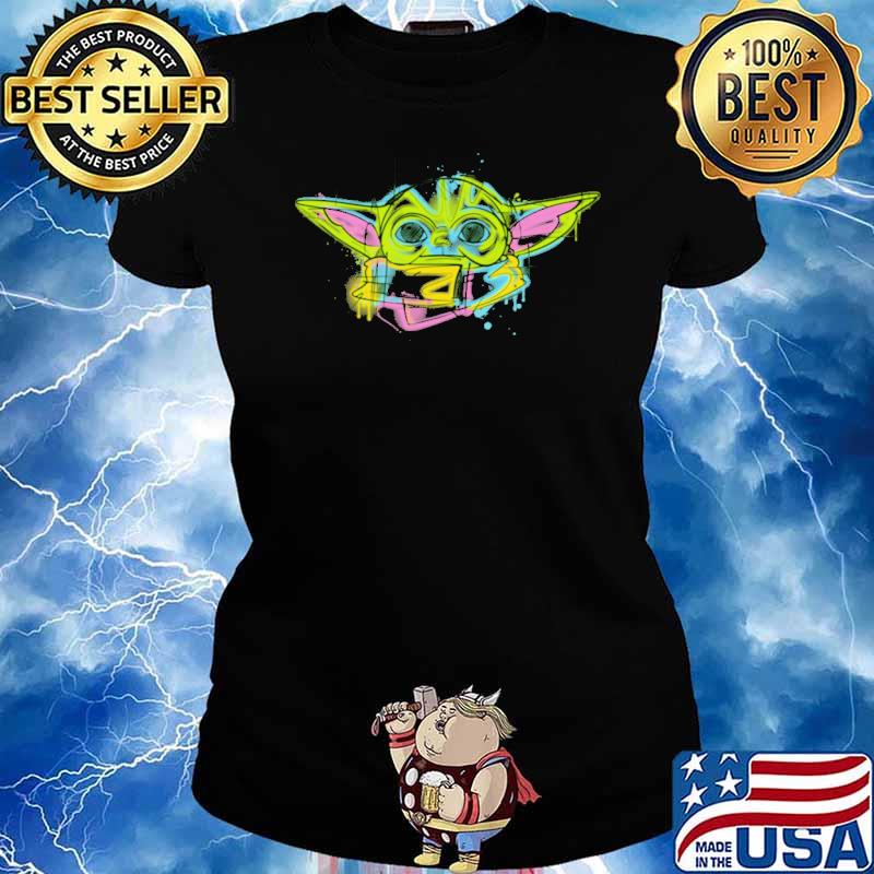 Baby yoda art star wars s Ladies tee