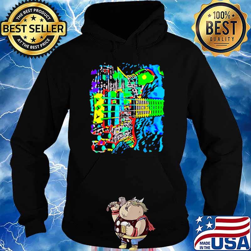 Bass Color Guitar Shirt Hoodie