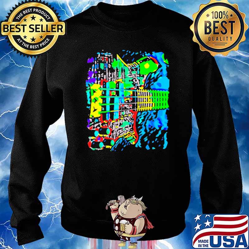 Bass Color Guitar Shirt Sweater