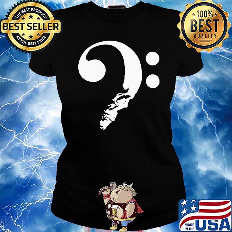 Bass Skull Guitar Shirt Ladies tee