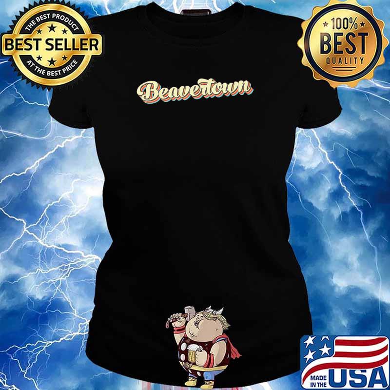 Beavertown Art Font Vintage T-Shirt Ladies tee