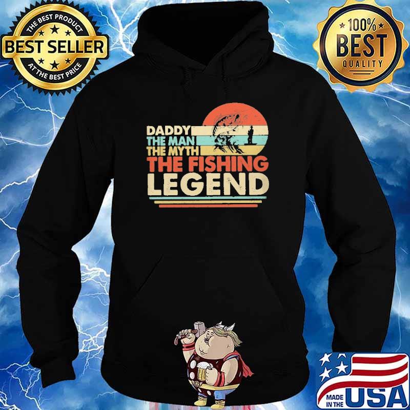 Daddy the man the myth the legend fishing vintage sunset s Hoodie