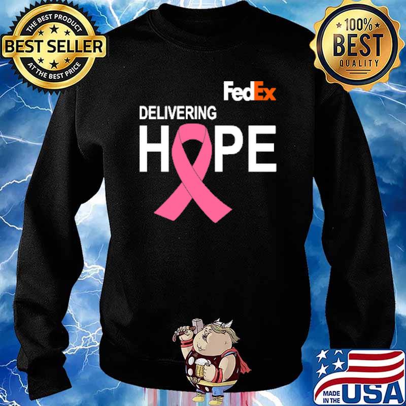 Delivering hope fedex pink ribbon breast cancer s Sweater