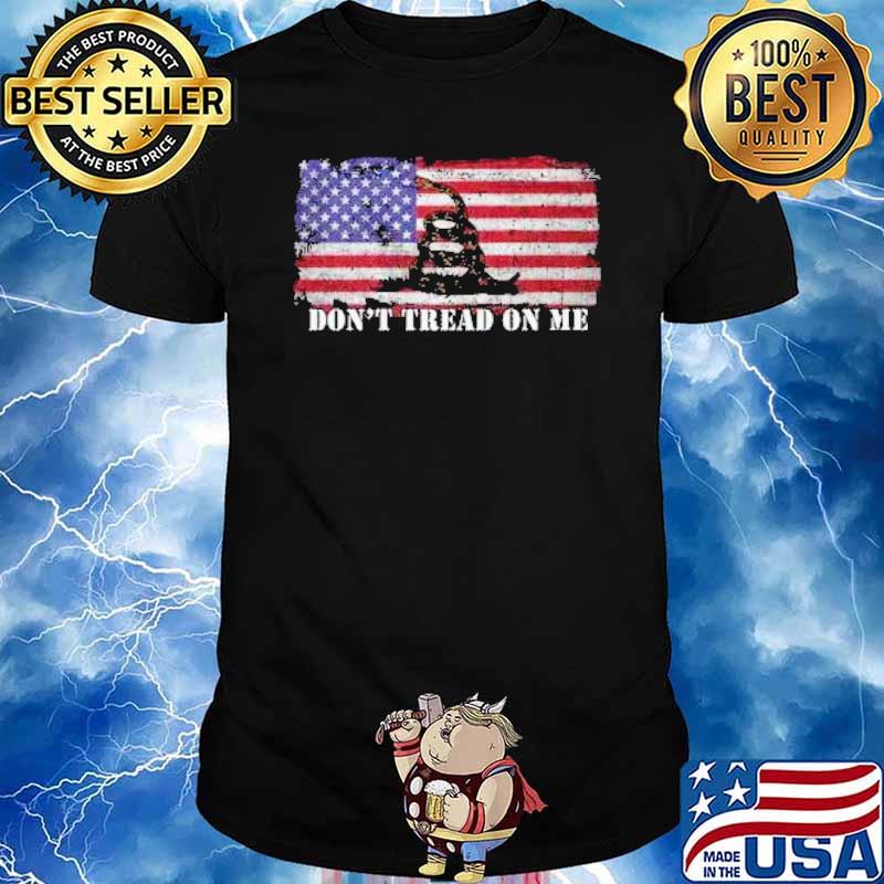 DON'T TREAD ON ME AMERICAN FLAG SHIRT