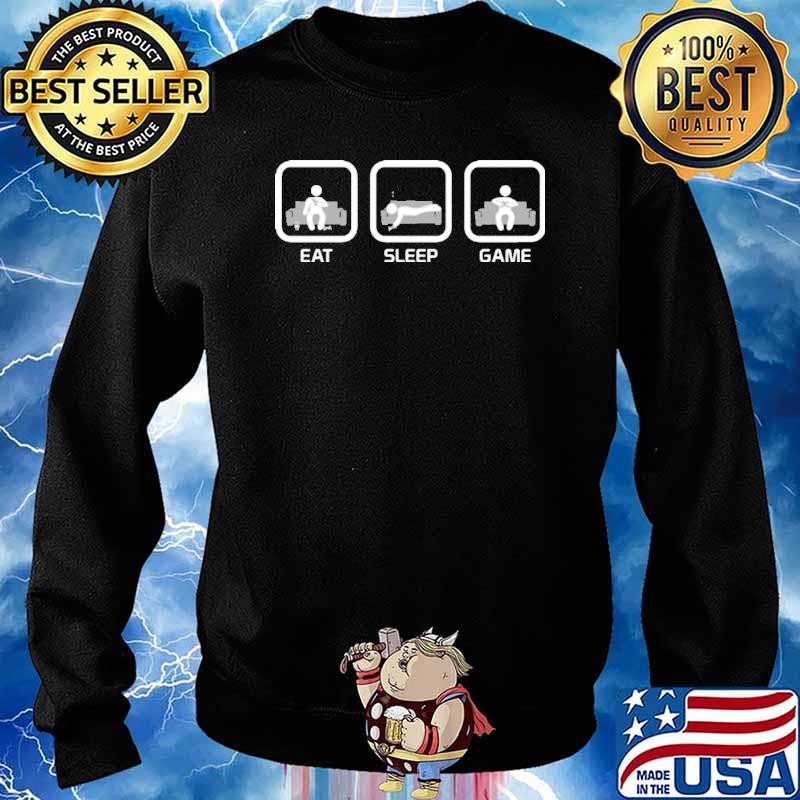 Eat Sleep Game Repeat Shirt Sweater