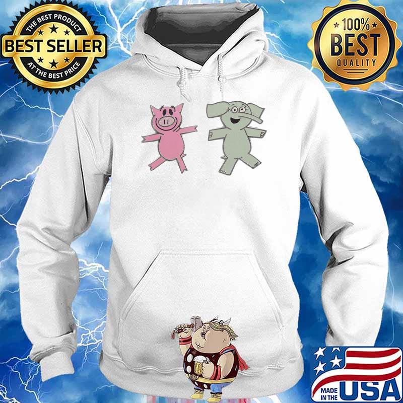 ELEPHANT & PIGGIE Shirt Hoodie
