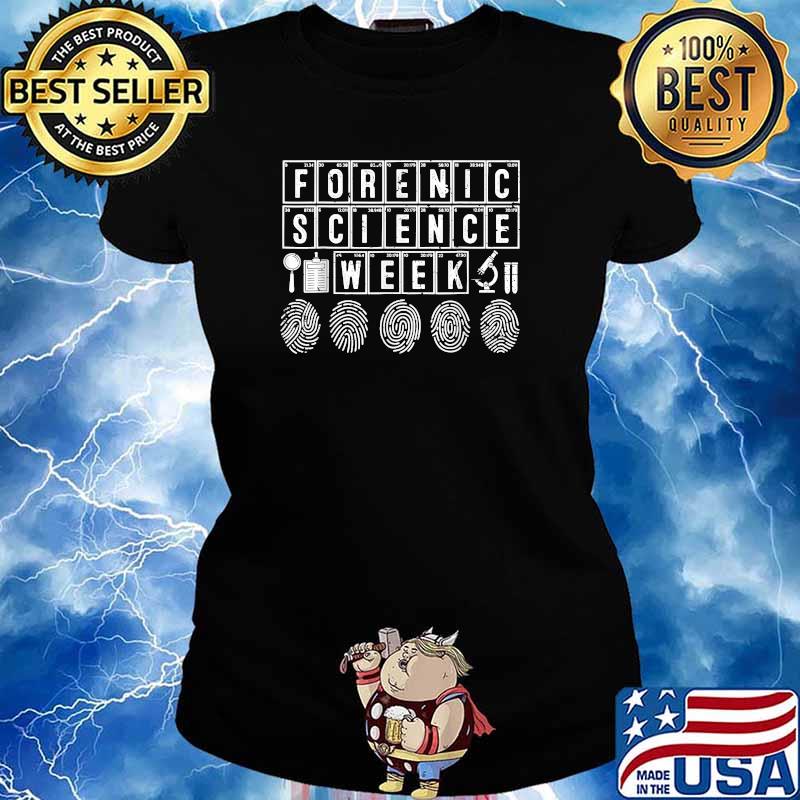 Forenic Science Week DNA Chemistry T-Shirt Ladies tee