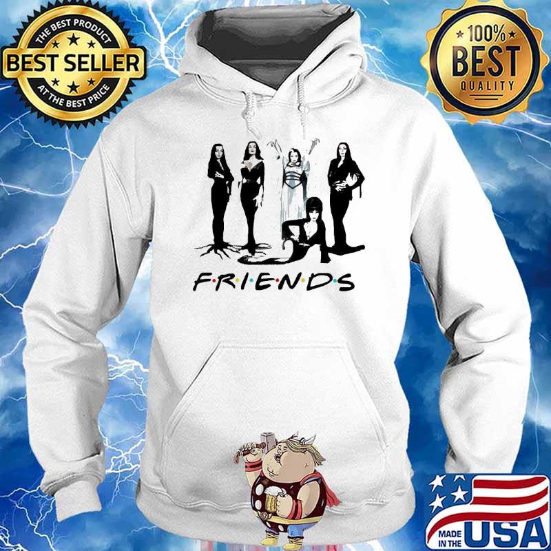 Friends squad goals Elvira lily munster morticia bride of Frankenstein halloween s Hoodie