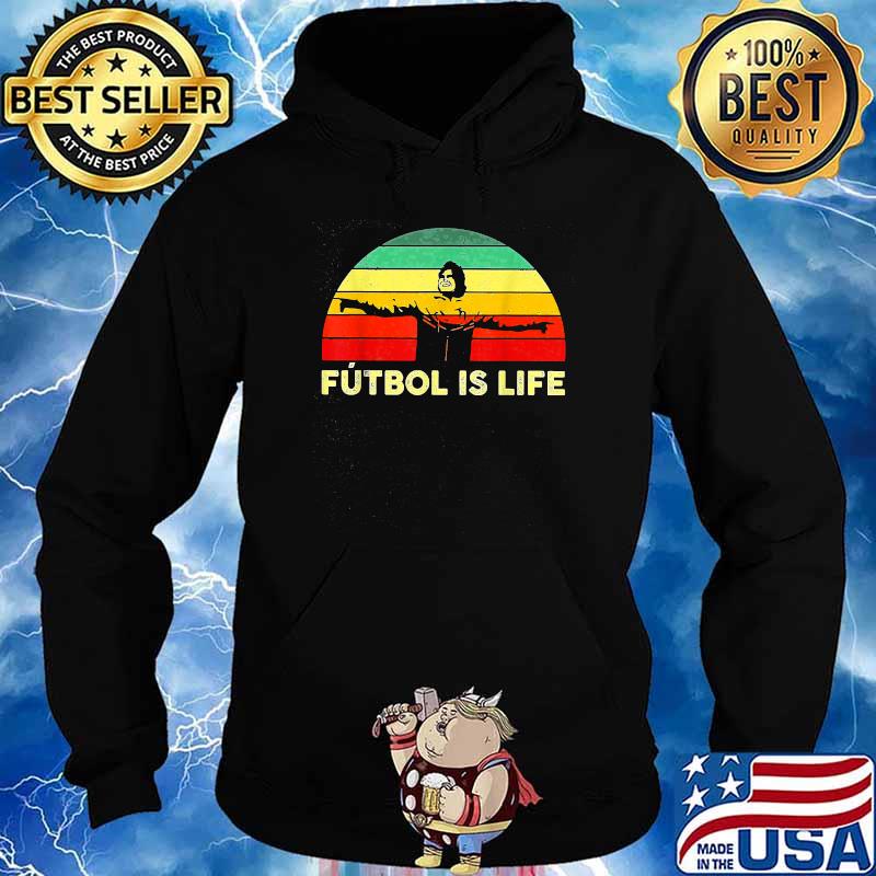 Futbol is Life Vintage T-Shirt Hoodie
