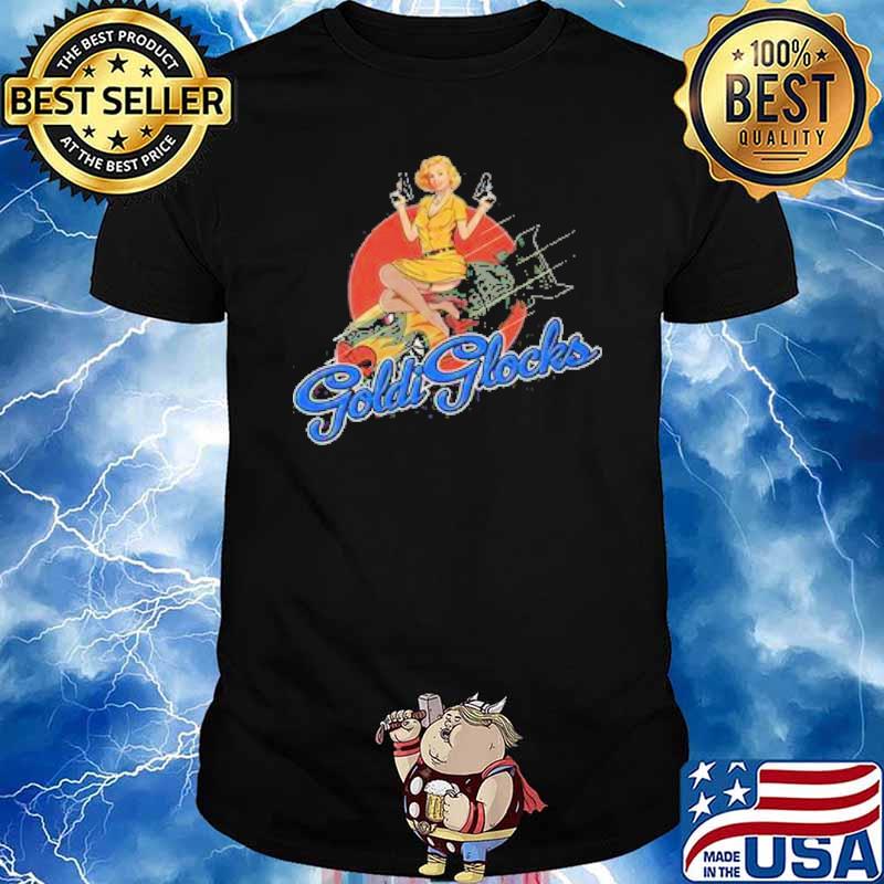 GOLDI GLOCKS GIRL GUN BLOOD MOON SHIRT